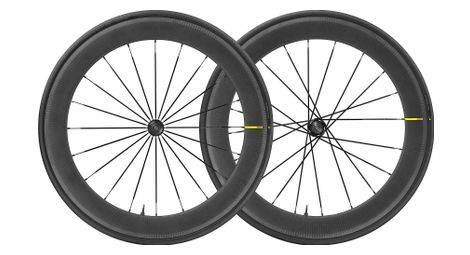 Paire de roues mavic  ellipse pro carbon 65 ust | yksion pro ust