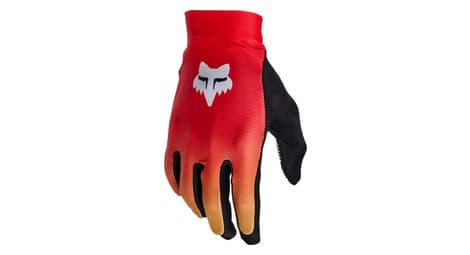 Gants longs fox flexair race rouge