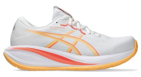 Zapatillas de running Asics Gel-Cumulus 28 Blanco/Naranja para mujer