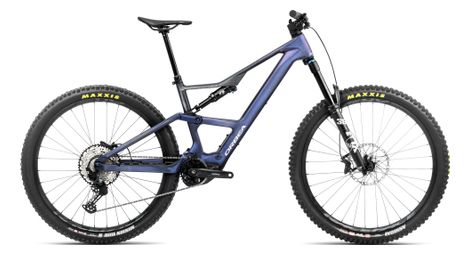 Orbea rise lt m20 electric full suspension mtb shimano slx 12s 630 wh 29'' tanzanite blue carbon view 2025