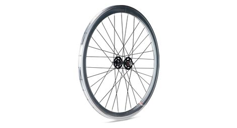Roue avant gurpil piste g42 argent noir