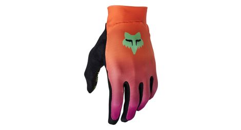 Gants longs fox flexair race day glo orange