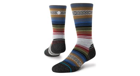 Stance performance light wool crew socks nero / rosso