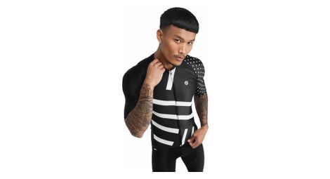 Maillot vélo manches courtes homme Cyclisme M2 Finisher Noir