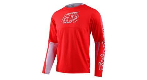 Maillot manches longues troy lee designs sprint icon race rouge