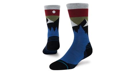 Stance performance light wool crew socks blue