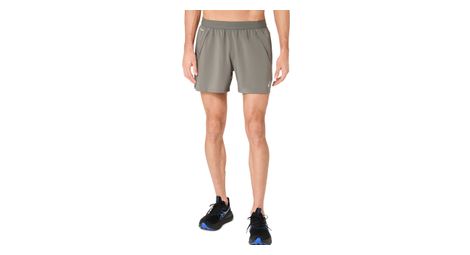 Short Asics Road 5in Gris Homme