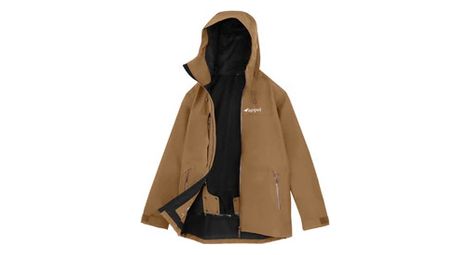 Chaqueta impermeable lagoped everide marrón para hombre