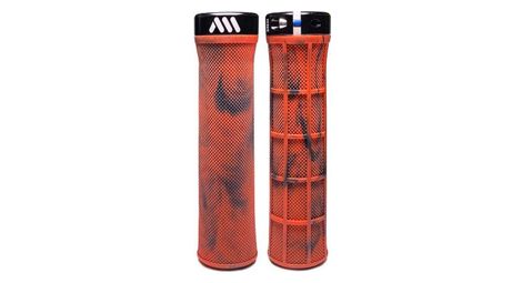 Paire de grips all mountain style ams berm rouge camo