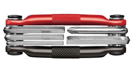 Crankbrothers multi-tool m5 black red