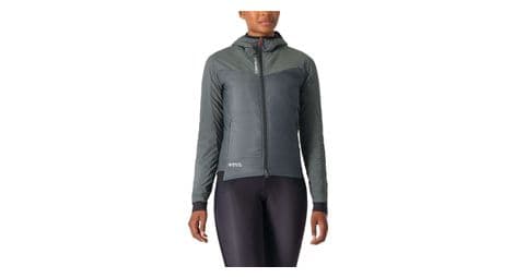 Veste manches longues femme castelli fly thermal gris 