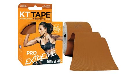 Kt tape pro extreme tape voorgesneden (20 x 25cm) caramel