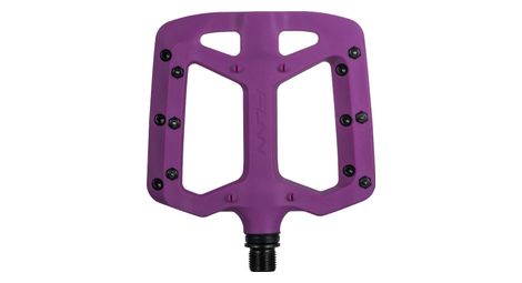 Paire de pedales plates funn taipan violet