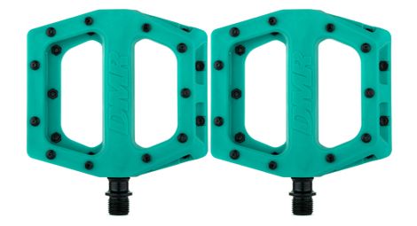 dmr pair of flat pales v11 turquoise
