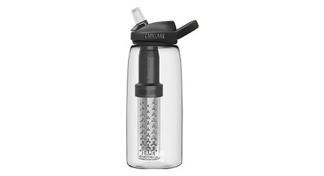 Gourde filtrante camelbak eddy+ filtrée par lifestraw 1l transparent