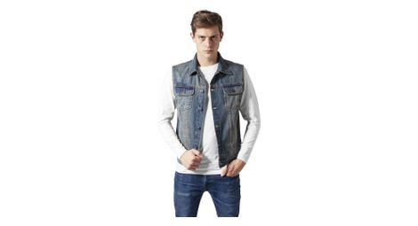 Veste denim sans manches