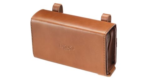 Brooks sacoche de selle d-shaped beige