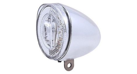 Eclairage velo avant swingo chrome a piles