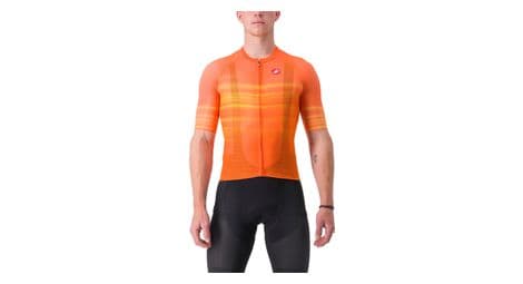 Maillot manches courtes castelli climber s 3 0 sl2 orange