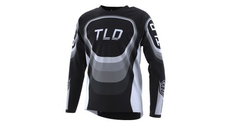 Maillot de manga larga para niños troy lee designs sprint negro/gris