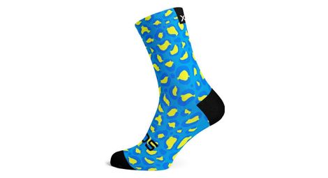 Paire de chaussettes - blue leopard socks