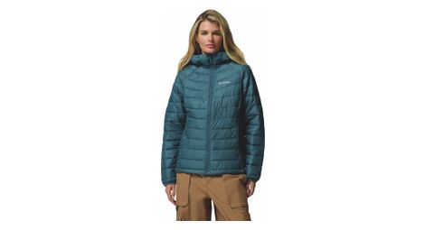 Doudoune à capuche femme columbia powder lite ii bleu