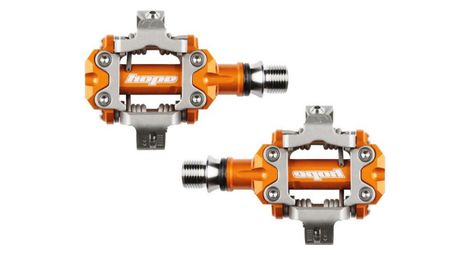 Paire de pedales automatiques hope union rc orange