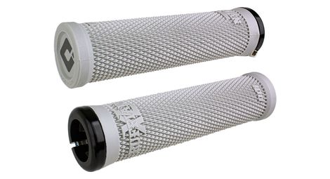 Paire de grips odi ruffian xl v2.1 135 mm gris / blanc