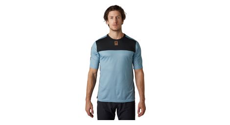 Maillot manches courtes fox defend gunmetal bleu