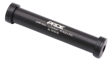 Axe traversant pride 20mm avec spacers