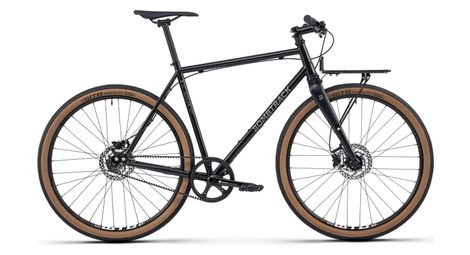 Bombtrack outlaw gates carbon cdx monovelocidad 650b negra bicicleta de ciudad s / 163-173 cm