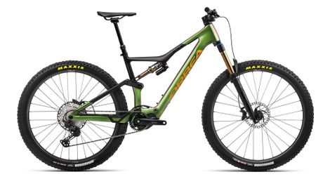 Vtt tout-suspendu electrique orbea rise m10 vert - taille l