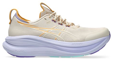 Zapatillas de running Asics Gel-Nimbus 28 TR beige/morado para mujer