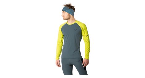 Maillot manches longues dynafit alpine pro jaune/noir homme