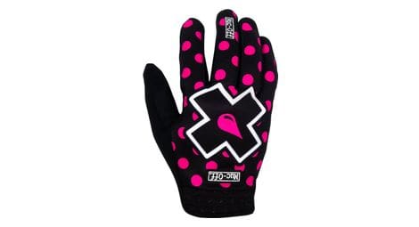 Muc-off mtb guantes largos rosa / negro