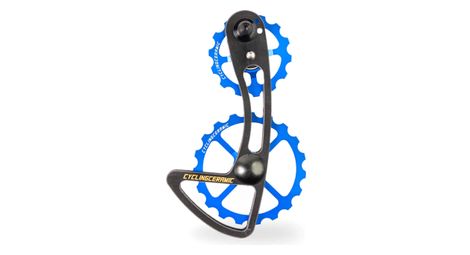 Cyclingceramic oversized derailleur cage 14/19t for shimano 105 r7000 11s derailleur blue