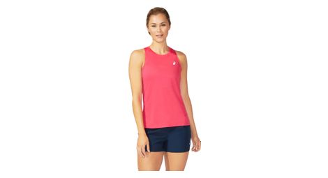 Débardeur asics core run rose femme