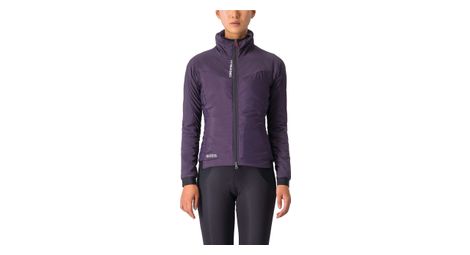 Chaqueta de manga larga castelli fly thermal violeta para mujer