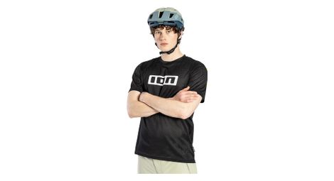 Maglia a maniche corte ion logo mtb nero