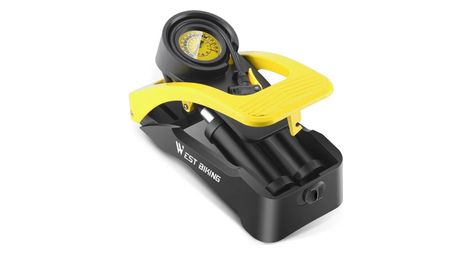 Pompe à pied haute pression à double cylindre pour vélo
