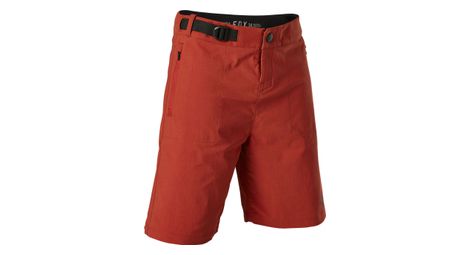 Short avec peau enfant fox ranger iner rouge