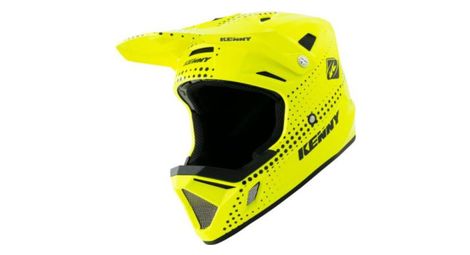 Casque intégral kenny decade graphic lunis jaune fluo