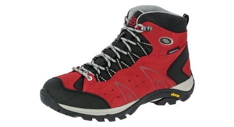 Chaussures de randonnée brütting pour femme mount bona high-rouge-noir