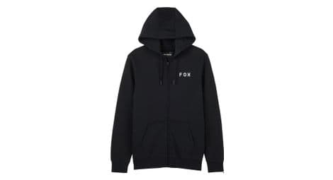 Fox florazip hoodie negro