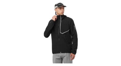 Veste imperméable salomon bonatti trail noir homme