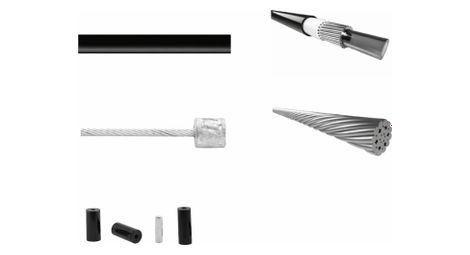 Kit Câble et Gaine Elvedes Micro Flex pour Transmission Mono-plateau Ø 3.0 mm / Ø 0.9 mm - 2400 mm / 2500 mm