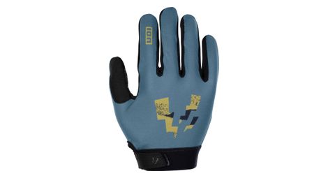 Guanti da mtb ion scrub da bambino blu