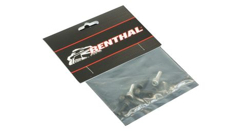 Kit de tornillos de potencia renthal negro / plata