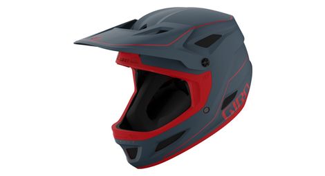 Casco integral giro disciple mips mat gris / rojo