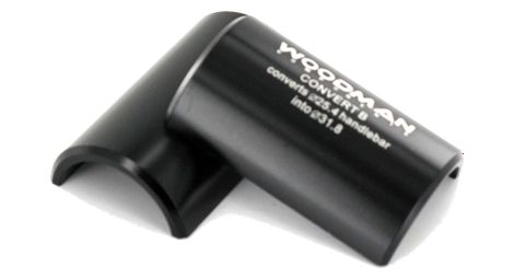 WOODMAN CONVERT B NERO - riduttore attacco WOOdman da 25.4 a 31.8